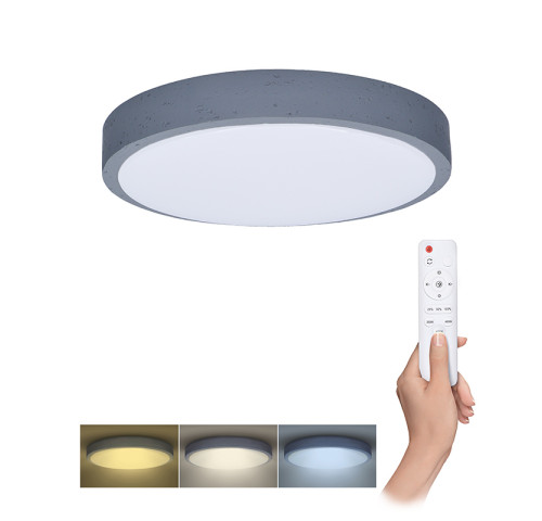 Solight LED osvětlení s dálkovým ovladačem Grey , 48W, 3360lm, 38cm, změna chromatičnosti, stmívatelné Solight LED osvětlení s dálkovým ovladačem Grey , 48W, 3360lm, 38cm, změna chromatičnosti, stmívatelné