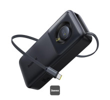 Powerbanka Baseus Free2Pull 20000mAh, 65W, s kabelem USB-C černá
