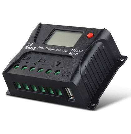 Solární regulátor SRNE PWM SR-HP2410 - 10A Solární regulátor SRNE PWM SR-HP2410 - 10A