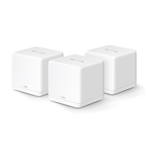 WiFi router TP-Link Mercusys Halo H60X(3-pack) WiFi 6, AX1500, 3x GLAN2,4/5 GHz