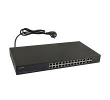 SF124 24 portový switch – 24x PoE 30W 100Mbps + 2x uplink RJ-45 1Gbps + 2x… SF124 24 portový switch – 24x PoE 30W 100Mbps + 2x uplink RJ-45 1Gbps + 2x…