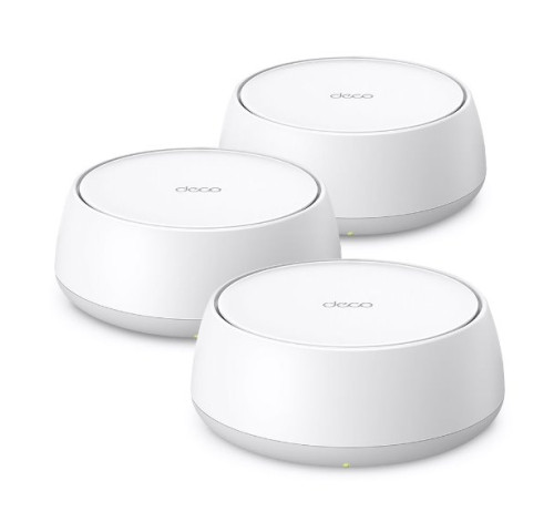 WiFi router TP-Link Deco BE25(3-pack) BE3600, WiFi 7, 2x 2.5GLAN, USB, 2,4/5/6GHz WiFi router TP-Link Deco BE25(3-pack) BE3600, WiFi 7, 2x 2.5GLAN, USB, 2,4/5/6GHz
