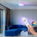 Solight LED osvětlení s dálkovým ovladačem Floco, 30W + 6W RGB, 2100lm, 40cm, změna chromatičnosti, stmívatelné