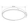 Solight LED osvětlení Polia, 25W, 1350lm, 30cm, 3CCT Solight LED osvětlení Polia, 25W, 1350lm, 30cm, 3CCT