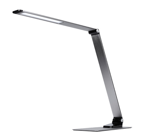 Solight LED stolní lampička stmívatelná, 11W, změna chromatičnosti, broušený hliník, stříbrná Solight LED stolní lampička stmívatelná, 11W, změna chromatičnosti, broušený hliník, stříbrná