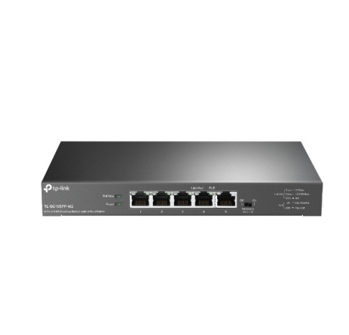 Switch TP-Link TL-SG105PP-M2 1x 2,5GLAN, 4x 2,5GLAN s PoE++, 123W Switch TP-Link TL-SG105PP-M2 1x 2,5GLAN, 4x 2,5GLAN s PoE++, 123W