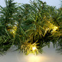 Solight LED vánoční girlanda s jehličím, 3m, 48x LED, časovač, 3xAA, IP44 Solight LED vánoční girlanda s jehličím, 3m, 48x LED, časovač, 3xAA, IP44