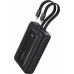 Powerbanka Anker 20000mAh, 30W s kabelem USB-C + Lightning černá