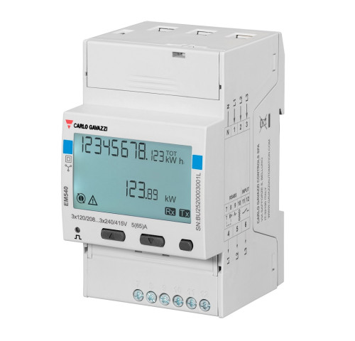 Carlo Gavazzi měřič proudu EM540, 3 Fáze - max 65A/fázi