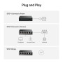 Switch TP-Link Mercusys MS105GS-M2 5x 2,5GLAN, kov Switch TP-Link Mercusys MS105GS-M2 5x 2,5GLAN, kov