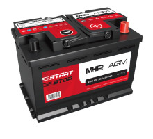 MHPower CBA70-12 autobaterie AGM 12V 70Ah 740A Start-Stop