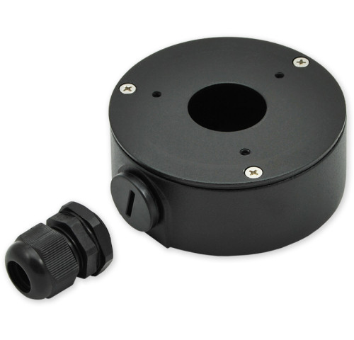 PFA134-B černý zapojovací box kulatý, černý, průměr 90 mm PFA134-B černý zapojovací box kulatý, černý, průměr 90 mm