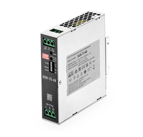 MEAN WELL XDR-75-48 Průmyslový prémiový zdroj na DIN lištu 75W 48V MEAN WELL XDR-75-48 Průmyslový prémiový zdroj na DIN lištu 75W 48V