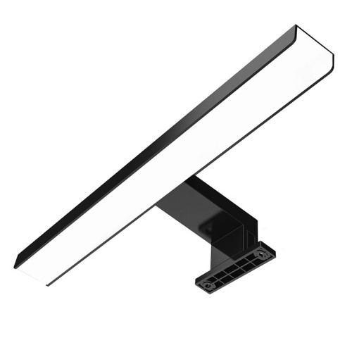 Solight LED koupelnové osvětlení nad zrcadlo 3v1, 7W, 455lm, 4000K, IP44, 40cm, černá