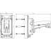 DS-1602ZJ-BOX-POLE Držák s boxem pro napájecí zdroj s adaptérem na sloup