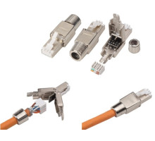 LEXI-Net Konektor RJ45 8/8 50u CAT6A FTP - samořezný