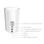 Modem TP-Link Deco X80-5G(1-pack) LTE6 s WiFi routerem, AX3000, 3x GLAN, 1x slot SIM / 574/2402Mbps