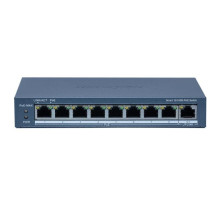 DS-3E1309P-EI(B) 8× PoE | 1× Gigabit RJ45| výkon 120W | smart managed | dosah až 300m /…