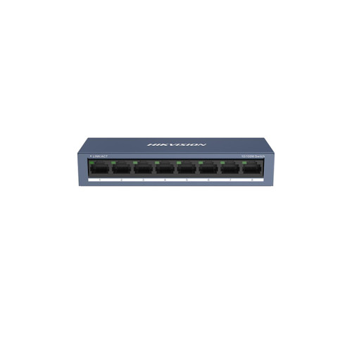 DS-3E0108-O 8 portový switch - 8x RJ-45 10/100Mbps, bez managementu, kovové šasi, bez… DS-3E0108-O 8 portový switch - 8x RJ-45 10/100Mbps, bez managementu, kovové šasi, bez…