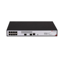 DS-3E2510P-H 8×PoE | 2×GigabitSFP | výkon125W | full managed | přepínací kapacita 56Gbps