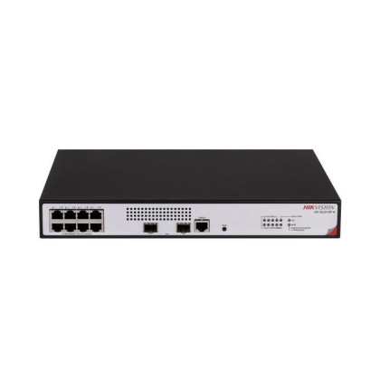 DS-3E2510P-H 8×PoE | 2×GigabitSFP | výkon125W | full managed | přepínací kapacita 56Gbps