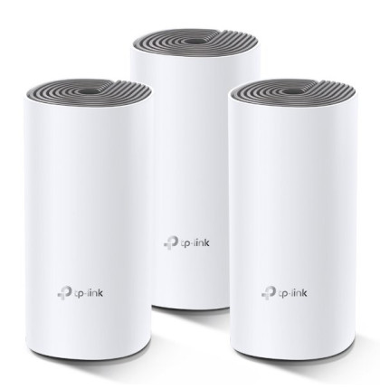 WiFi router TP-Link Deco E4(3-pack) 2x LAN/ 300Mbps 2,4GHz/ 867Mbps 5GHz