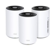 WiFi router TP-Link Deco PX50(3-pack) AX3000 + G15000, WiFi 6E, 1x 2.5GLAN, 2x GLAN / 574Mbps 2,4GHz/ 2402Mbps 5GHz