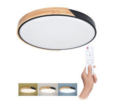 Solight LED osvětlení s dálkový ovladačem Polia, 46W, 3220lm, 40cm, změna chromatičnosti, stmívateln