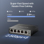 Switch TP-Link Mercusys MS105GS-M2 5x 2,5GLAN, kov Switch TP-Link Mercusys MS105GS-M2 5x 2,5GLAN, kov