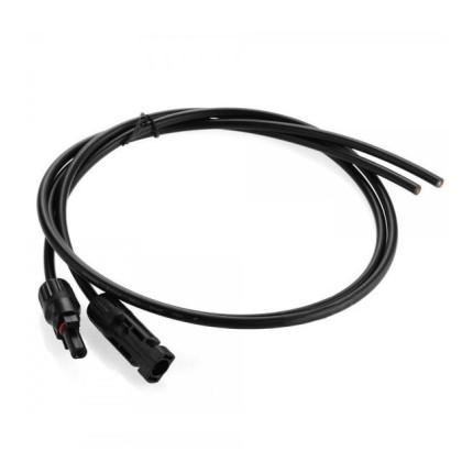 Kabely solární jednostranné, 1x MC4 konektor (1pár), délka 100cm, 10mm2 (SMC4-1Y-1M-10mm2)