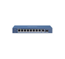 DS-3E0510P-E 8x POE | 9x 1 Gb | 1x 1 Gb SFP | výkon 110 W | bez managementu | dosah až…