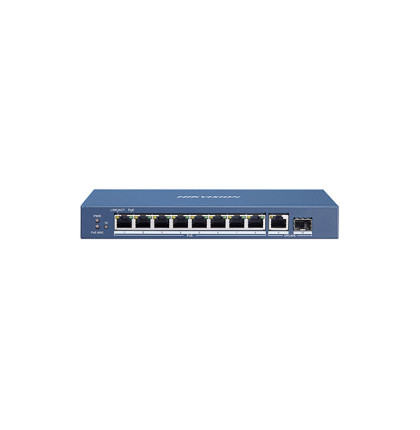 DS-3E0510P-E 8x POE | 9x 1 Gb | 1x 1 Gb SFP | výkon 110 W | bez managementu | dosah až…