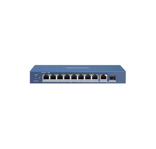 DS-3E0510P-E 8x POE | 9x 1 Gb | 1x 1 Gb SFP | výkon 110 W | bez managementu | dosah až…