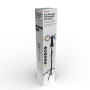 Solight duální teleskopický přenosný LED reflektor se zásuvkou, 2x30W, 5400lm, 4000K, 62-152cm, IP54