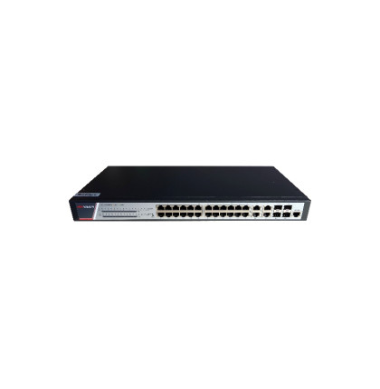 DS-3E2528P(B) 24x POE | 24x 1 Gb | 4x 1 Gb combo port | výkon 370 W | Plný management L2