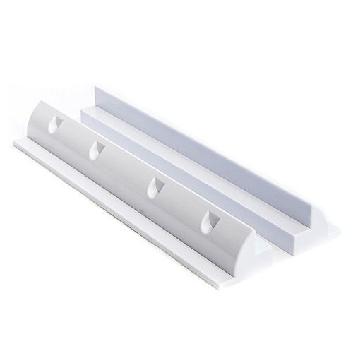 Držáky plastové 55 cm pro uchycení solárních panelů - bílé (2ks sada)