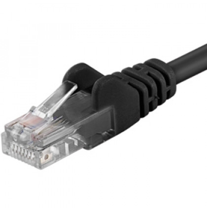 PremiumCord Patch kabel UTP RJ45-RJ45 CAT6 10m černá