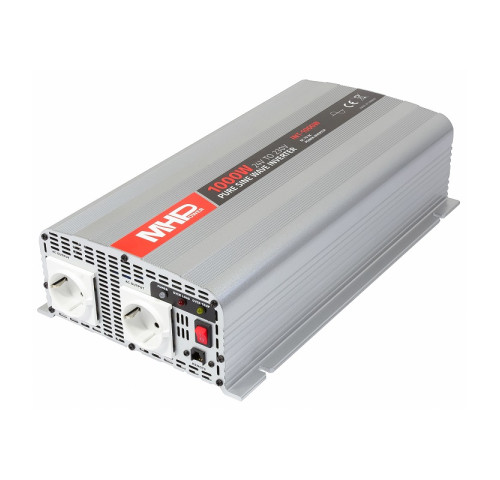 Měnič napětí MHPower INT-1000W, 1000W, 24V/230V, čistá sinus Měnič napětí MHPower INT-1000W, 1000W, 24V/230V, čistá sinus