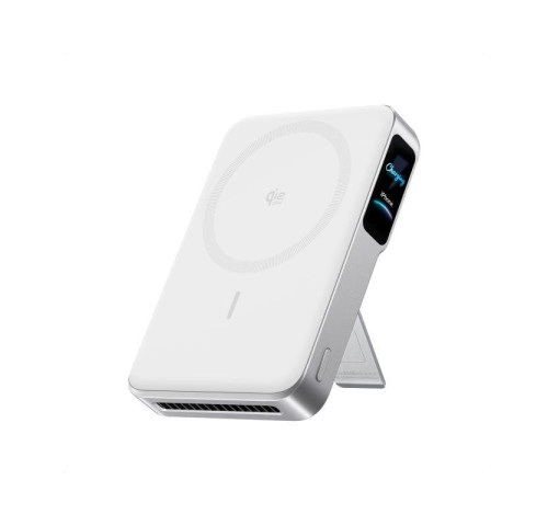 Bezdrátová powerbanka Anker MagGo 2 Pro 10000mAh, 25W stříbrná