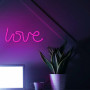 Dekorativní LED neon Love růžový