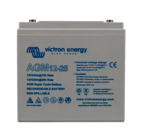 Solární baterie Victron Energy AGM Super Cycle 25Ah Solární baterie Victron Energy AGM Super Cycle 25Ah