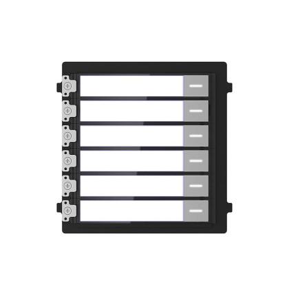 DS-KD-KK Video Intercom 2. generace, modul 6 tlačítek pro volání