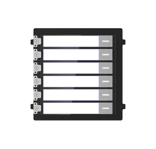 DS-KD-KK Video Intercom 2. generace, modul 6 podsvícených tlačítek pro volání, 2W,…