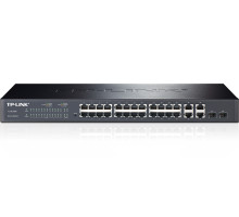 Switch TP-Link T1500-28PCT (TL-SL2428P) Smart, 24x Lan/PoE, 4x GLan, 2x SFP Combo, 19