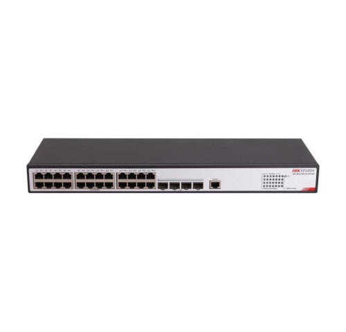 DS-3E2728-HI-24T4X 28 portový switch - 24x RJ-45 1Gbps + 4x uplink SFP slot 10Gbps, pokročilý…