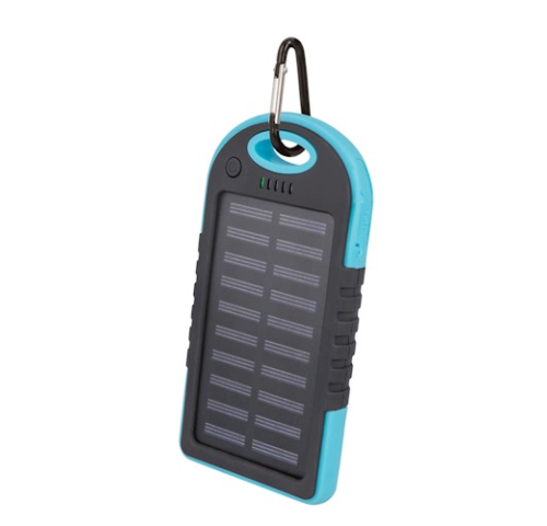 Solární powerbanka Setty PB-016 5000mAh, 5W modrá
