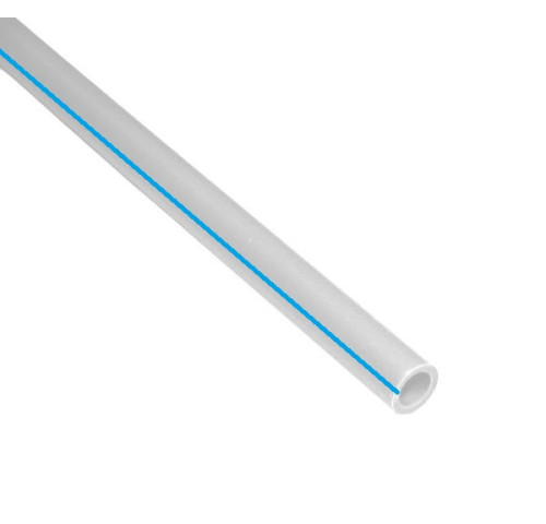 SPUR mikrotrubička HDPE 7/4mm TPL silnostěnná, transparentní + modrý pruh
