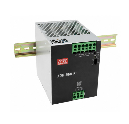 MEAN WELL XDR-960-24PI Průmyslový prémiový zdroj na DIN lištu 960W 24V MEAN WELL XDR-960-24PI Průmyslový prémiový zdroj na DIN lištu 960W 24V