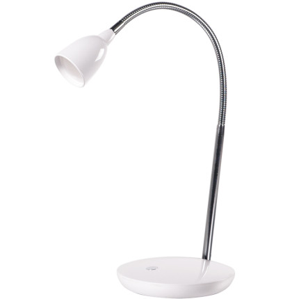 Solight LED stolní lampička, 2.5W, 3000K, podstavec, bílá barva