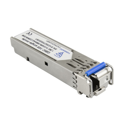 GBIC-105 SFP modul – SC single-mode 1.25Gbps, vlnová délka Tx 1310nm / Rx 1550nm,… GBIC-105 SFP modul – SC single-mode 1.25Gbps, vlnová délka Tx 1310nm / Rx 1550nm,…